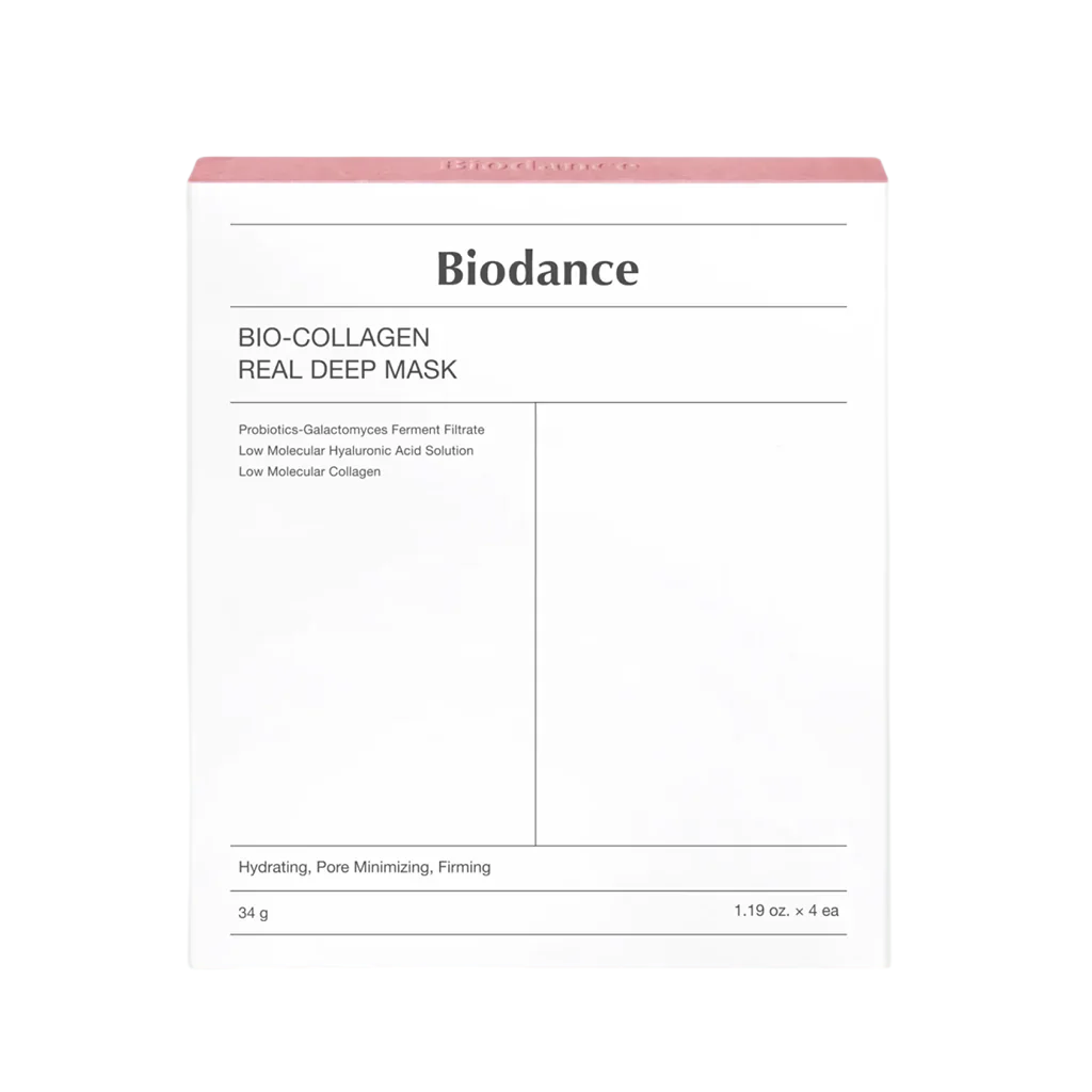 PROFESSIONAL BIO-COLLAGEN SHEET MASK (PINK) 34G - eeon