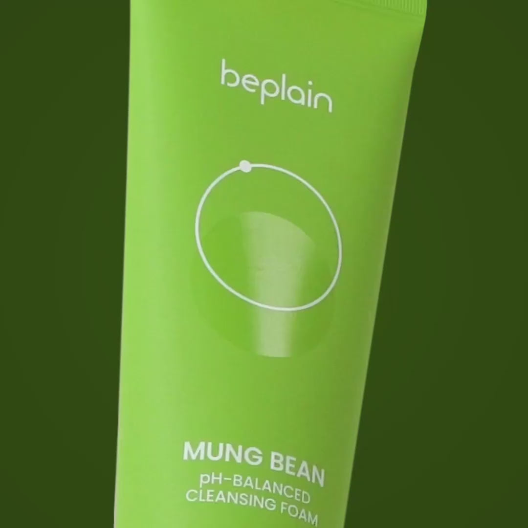 Cargar vídeo: Beplain Mung Bean Cleansing Foam